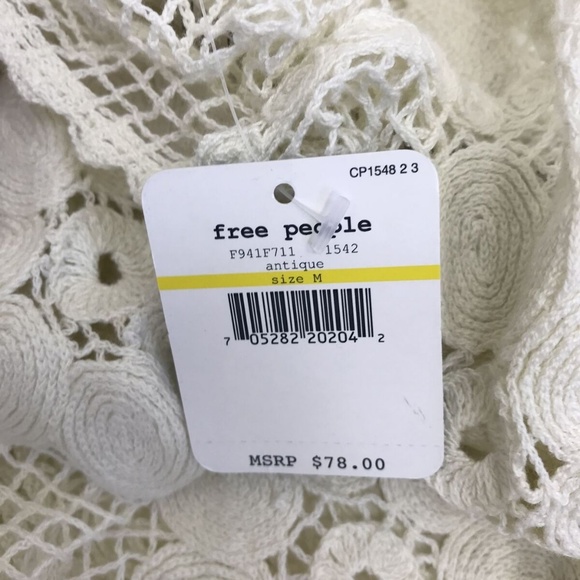 Intimately Free People Womens Cream Knitted Top - Picture 6 of 7